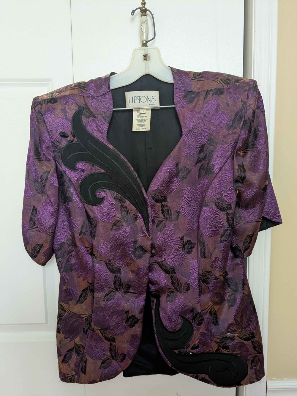 LIPTONS Vintage Purple Jacket